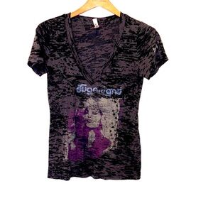 Sugarland  08 Novelty concert Black gray Graphic Tee V-Neck T-Shirt Rock Country